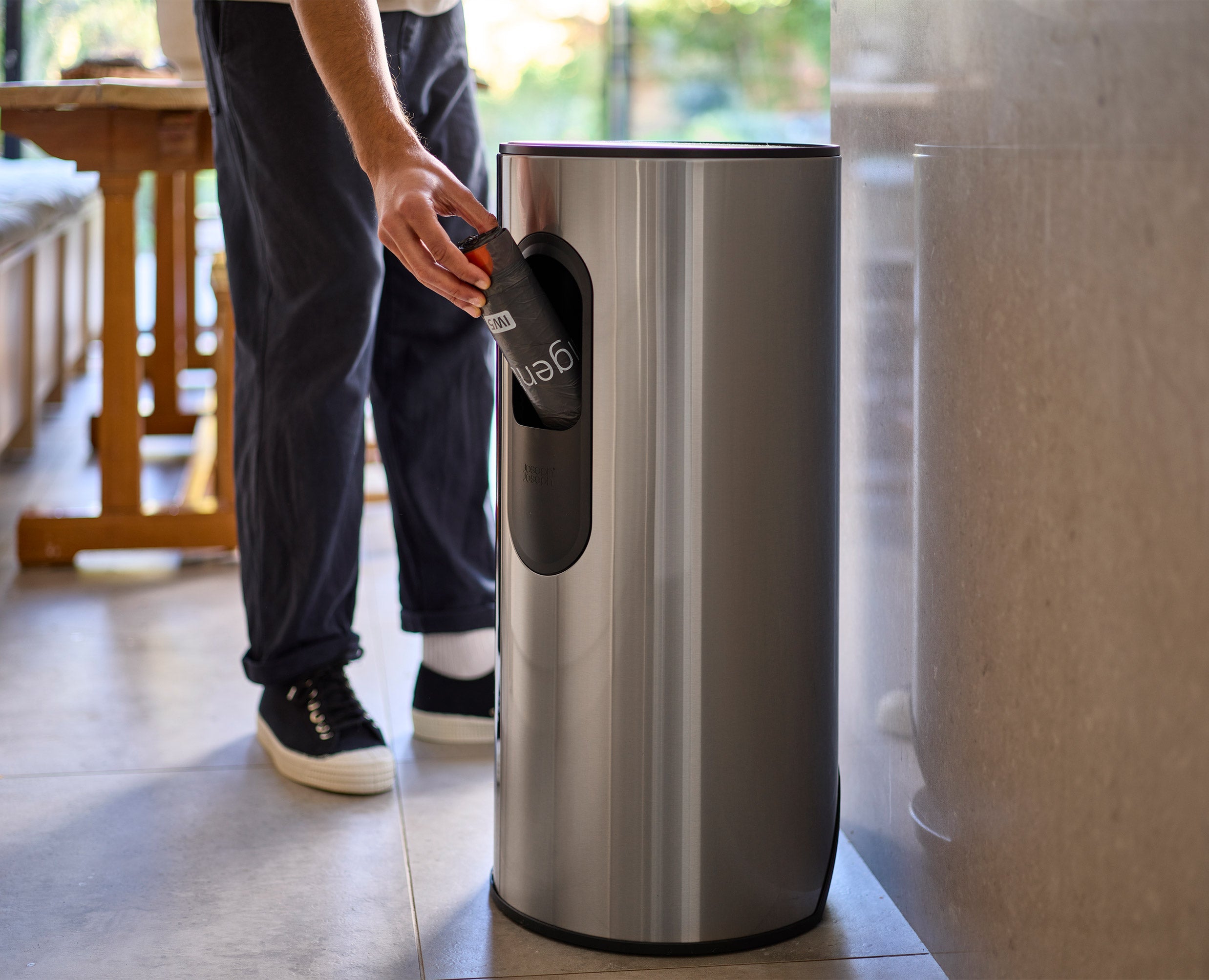 Arc™ 30L Easy-push Stainless-steel Pedal Bin Starter Set