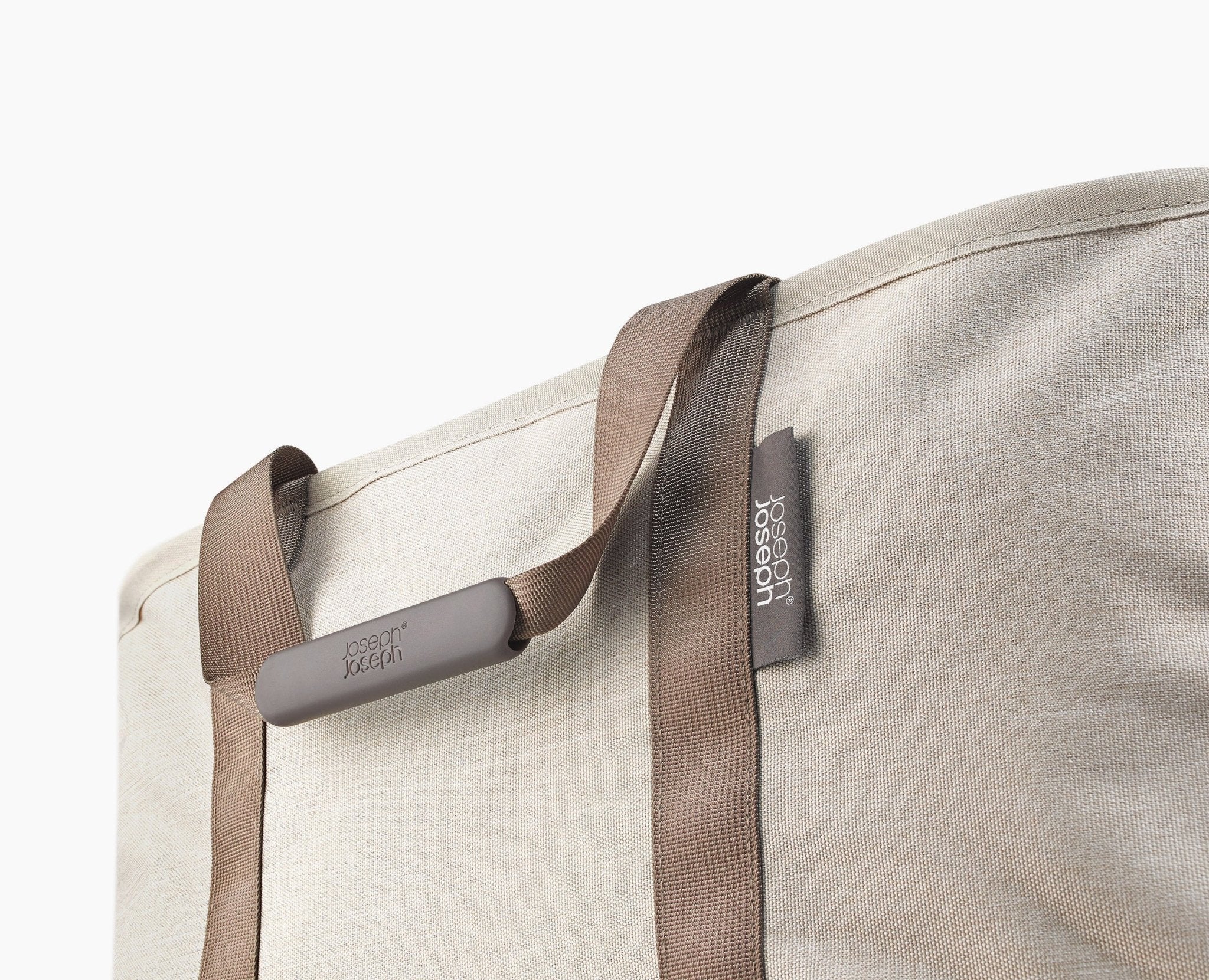 2-piece Ecru Tota 90L & Hold-All Laundry Basket Set