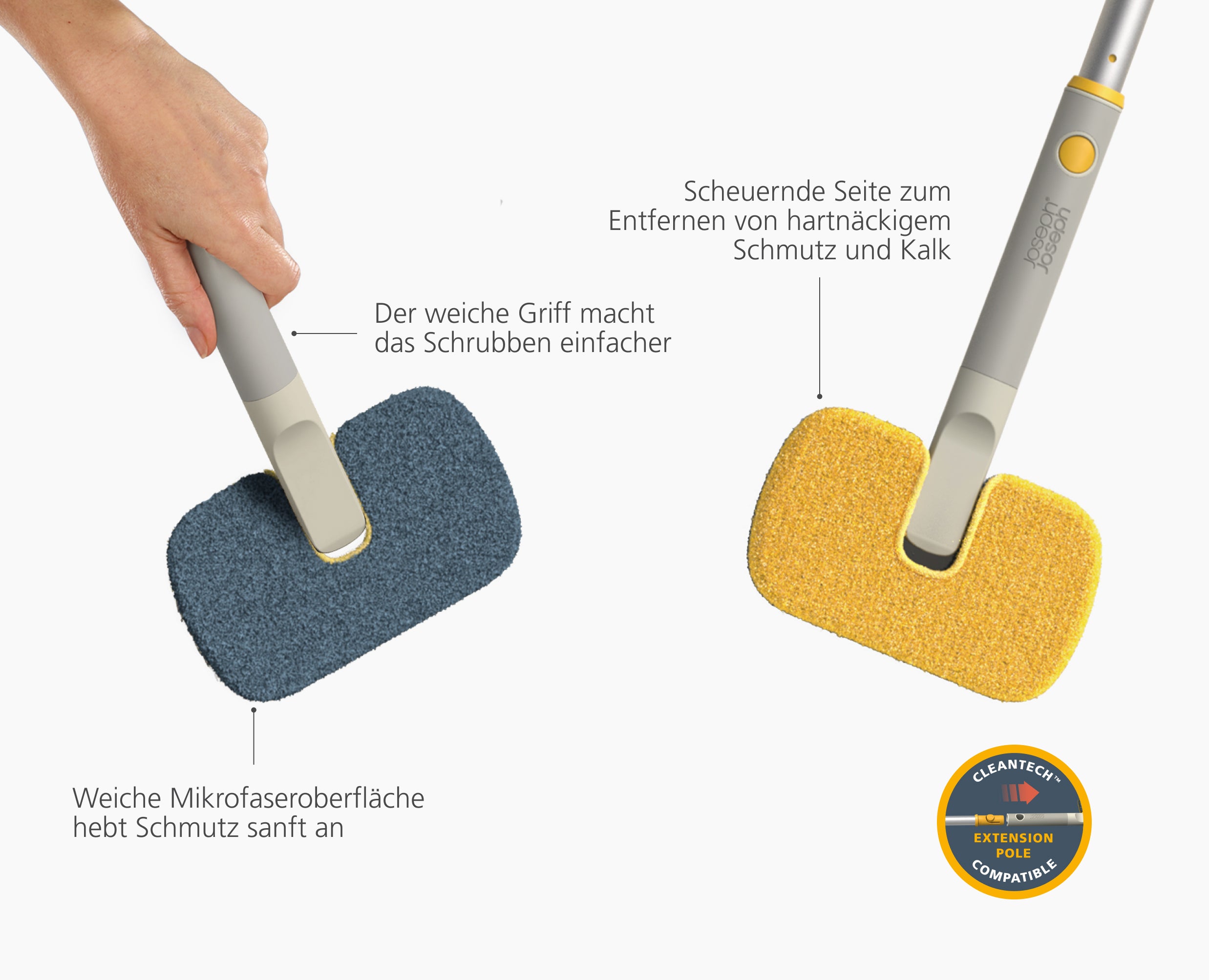 CleanTech 2-in-1 Surface Scrubber Tool