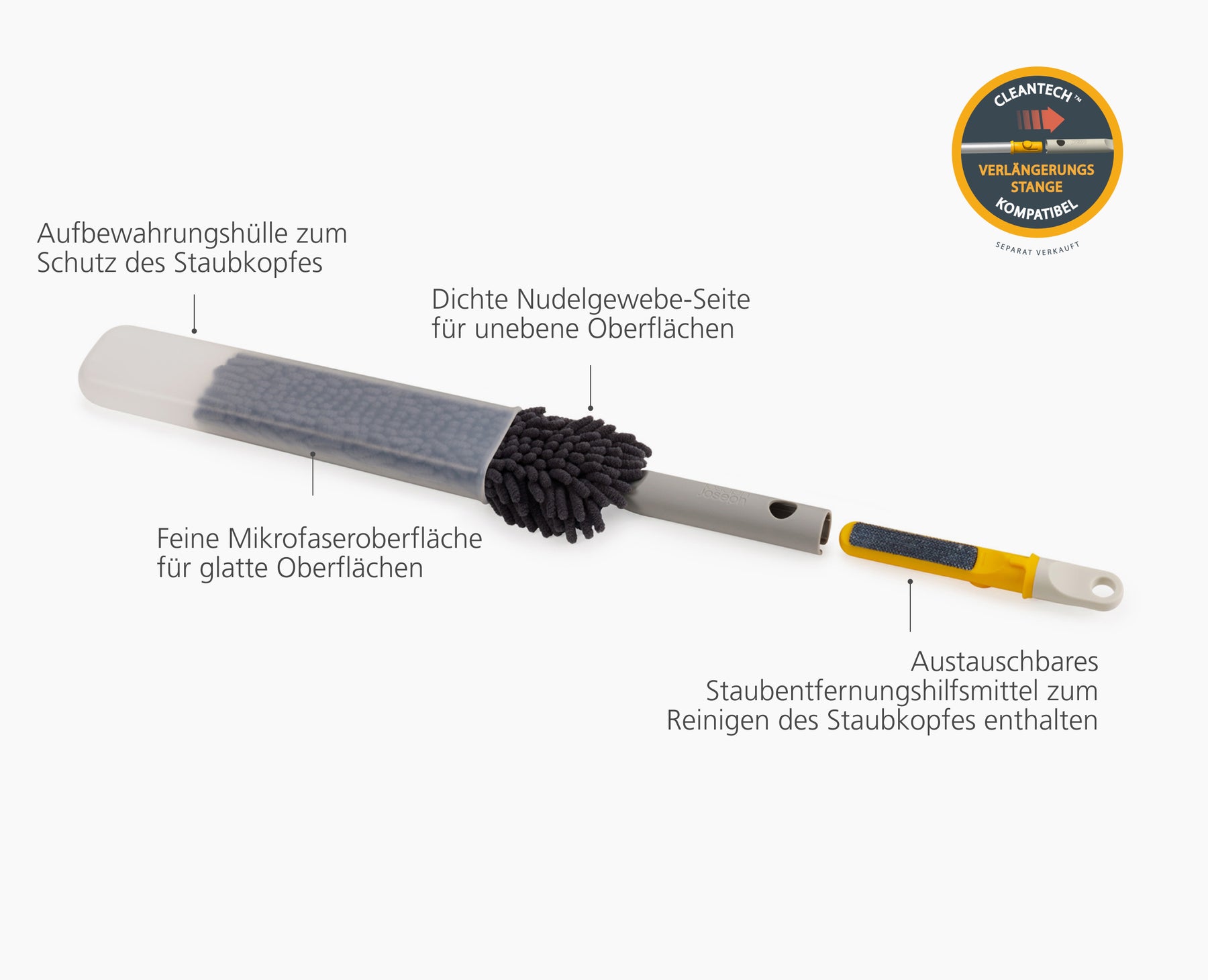 CleanTech 3-in-1 Duster with Storage Cover