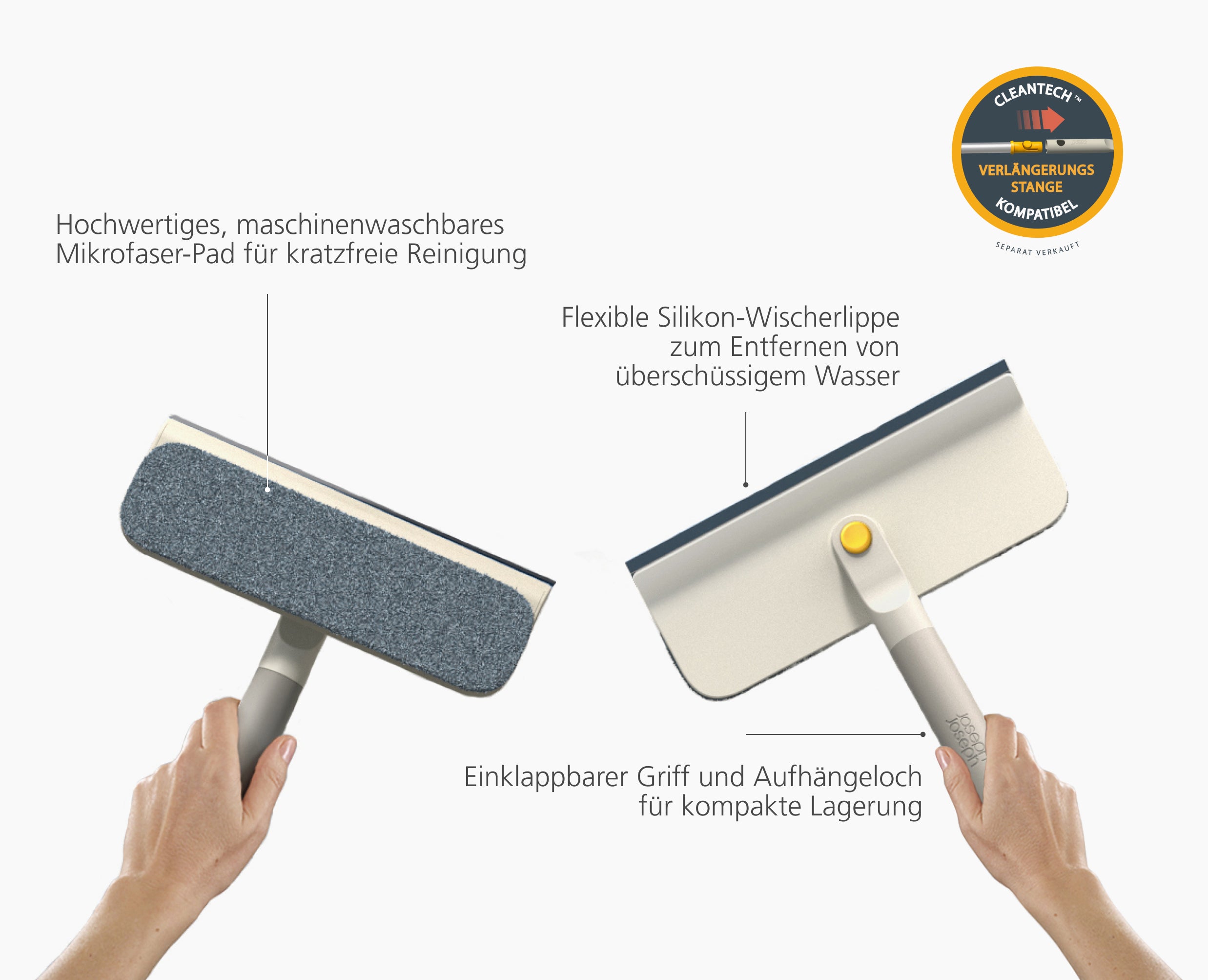 CleanTech 2-in-1 Glass Cleaning Tool