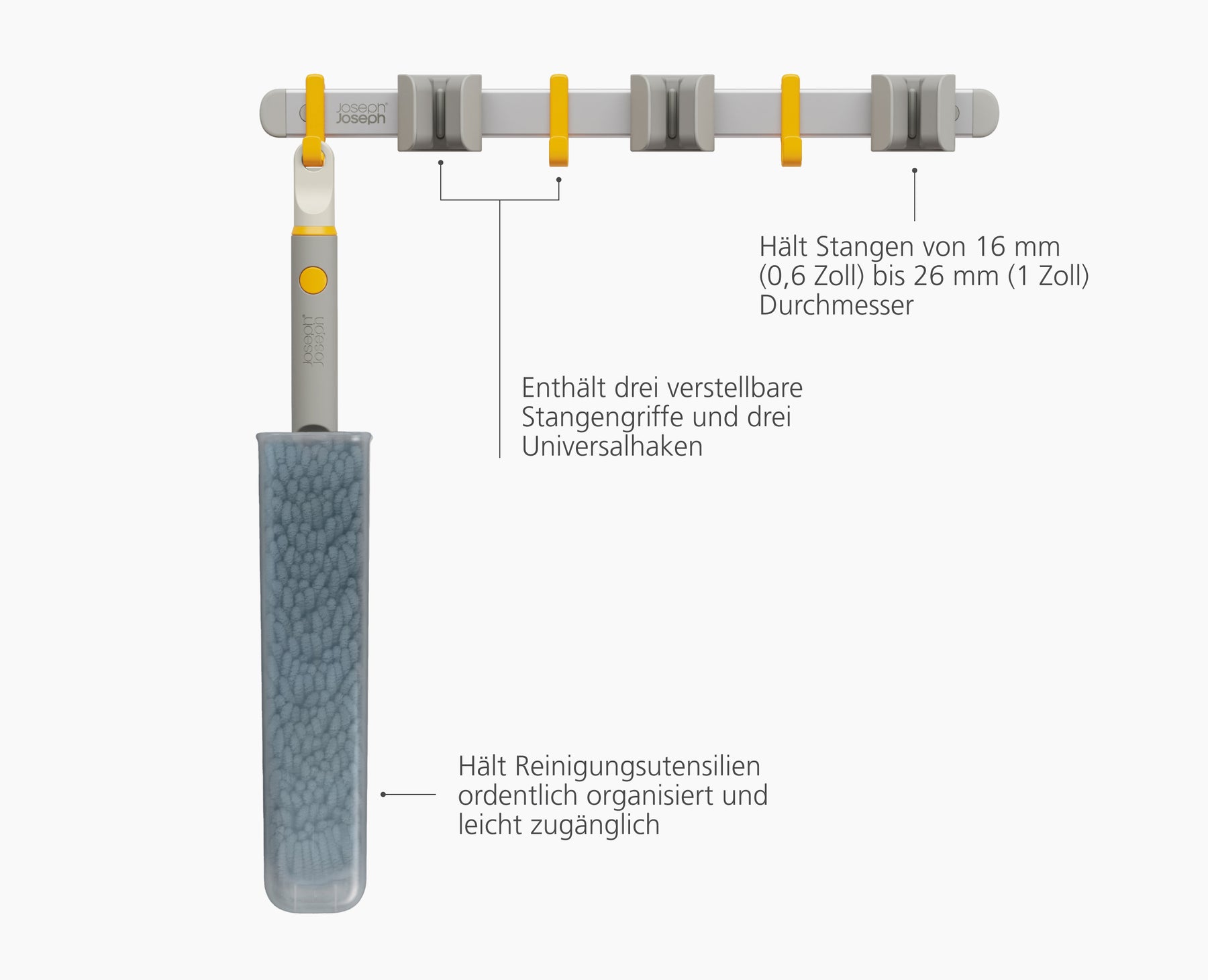 CleanTech Pole & Tool Organiser