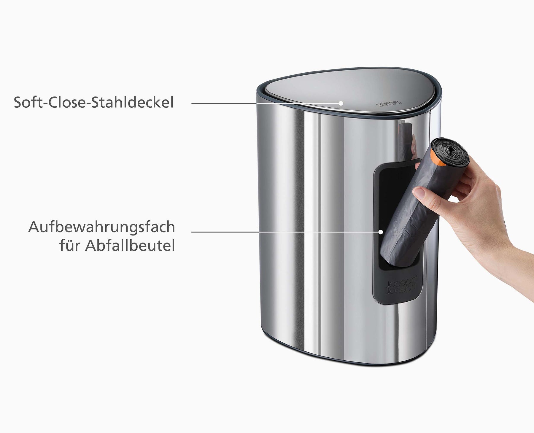 EasyStore™ Luxe 5L Pedal Bin - 70596 - INFO