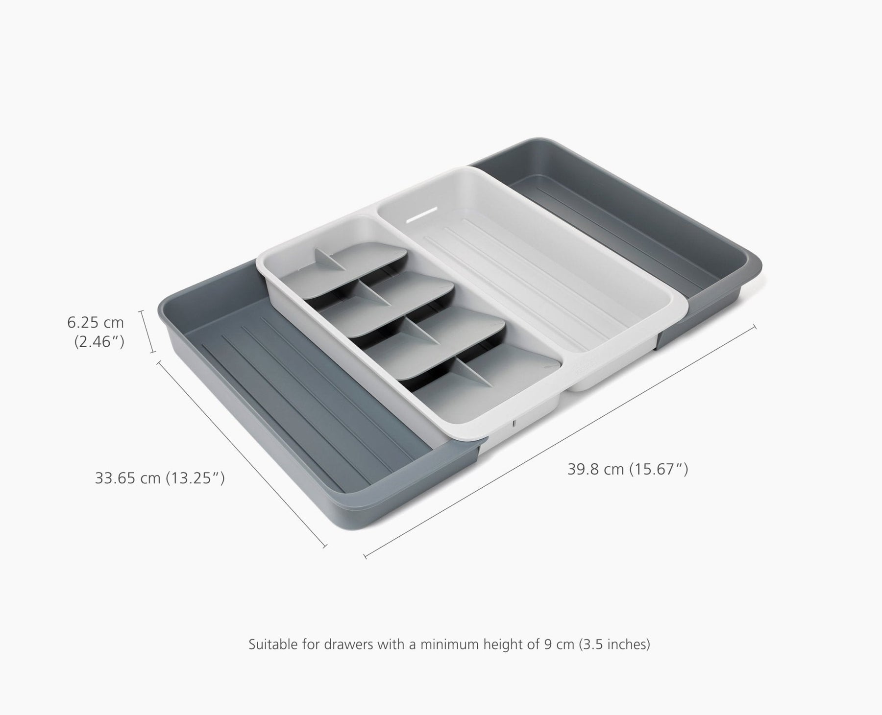DrawerStore™ Expanding Tiered Cutlery, Utensil & Gadget Organiser