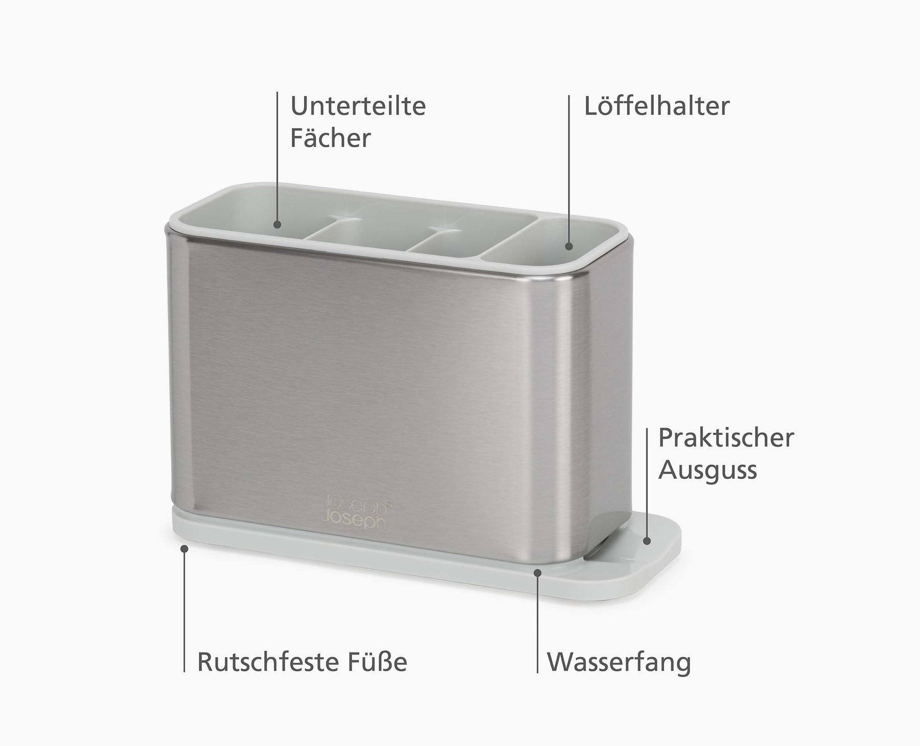 Surface™ Stainless-steel Cutlery Drainer - 851694 - INFO