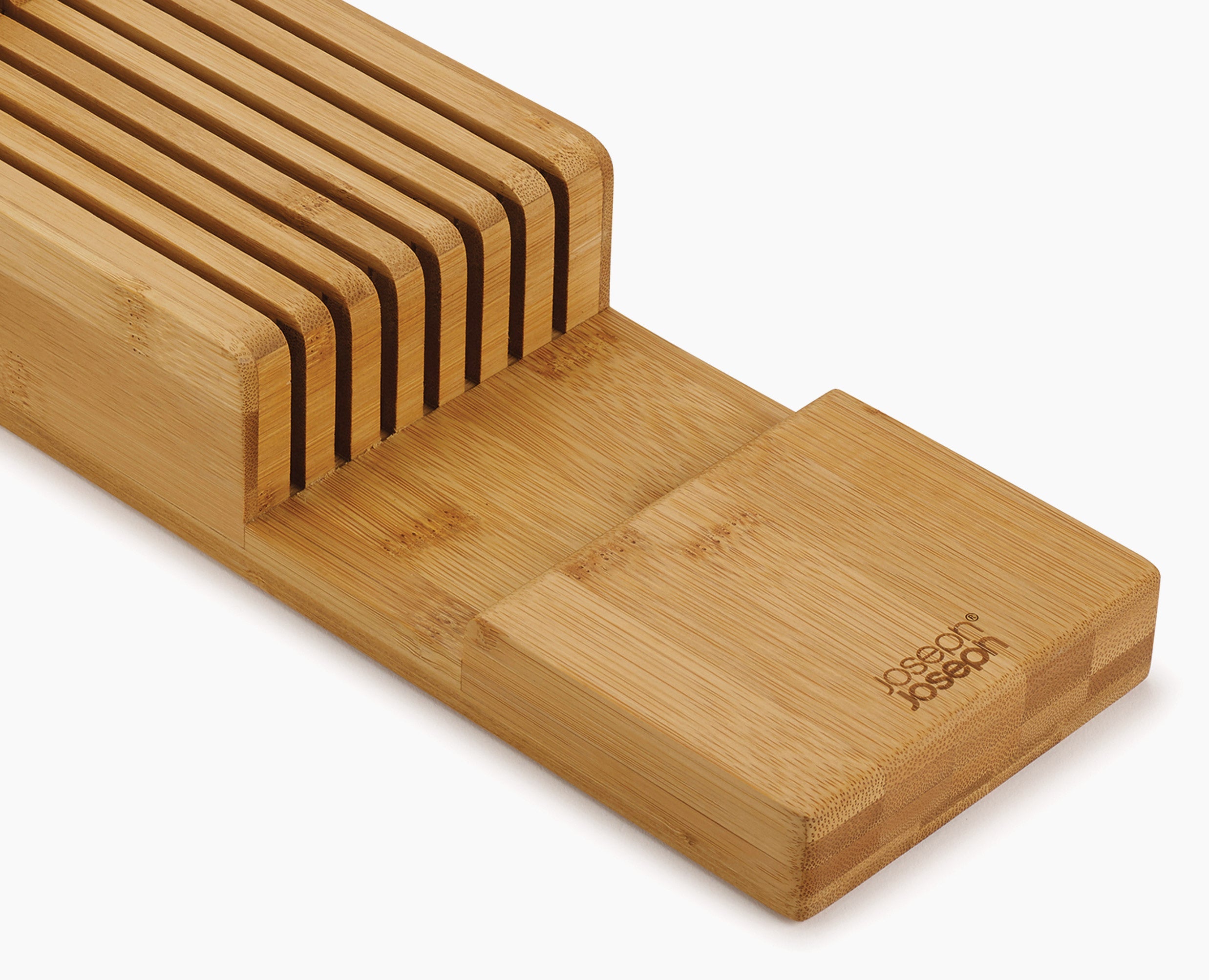 2-piece DrawerStore™ Bamboo Cutlery & Knife Organiser Set