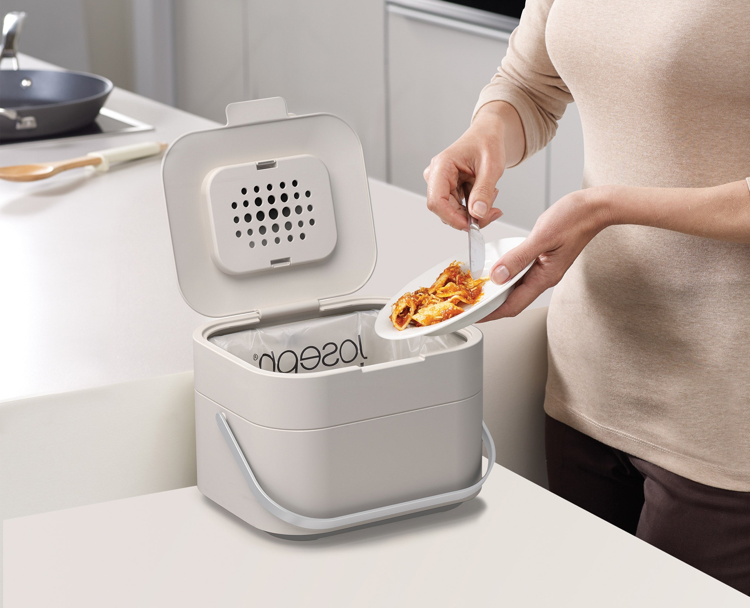 Stack 4L Stone Biomüllbehälter Starter-Set