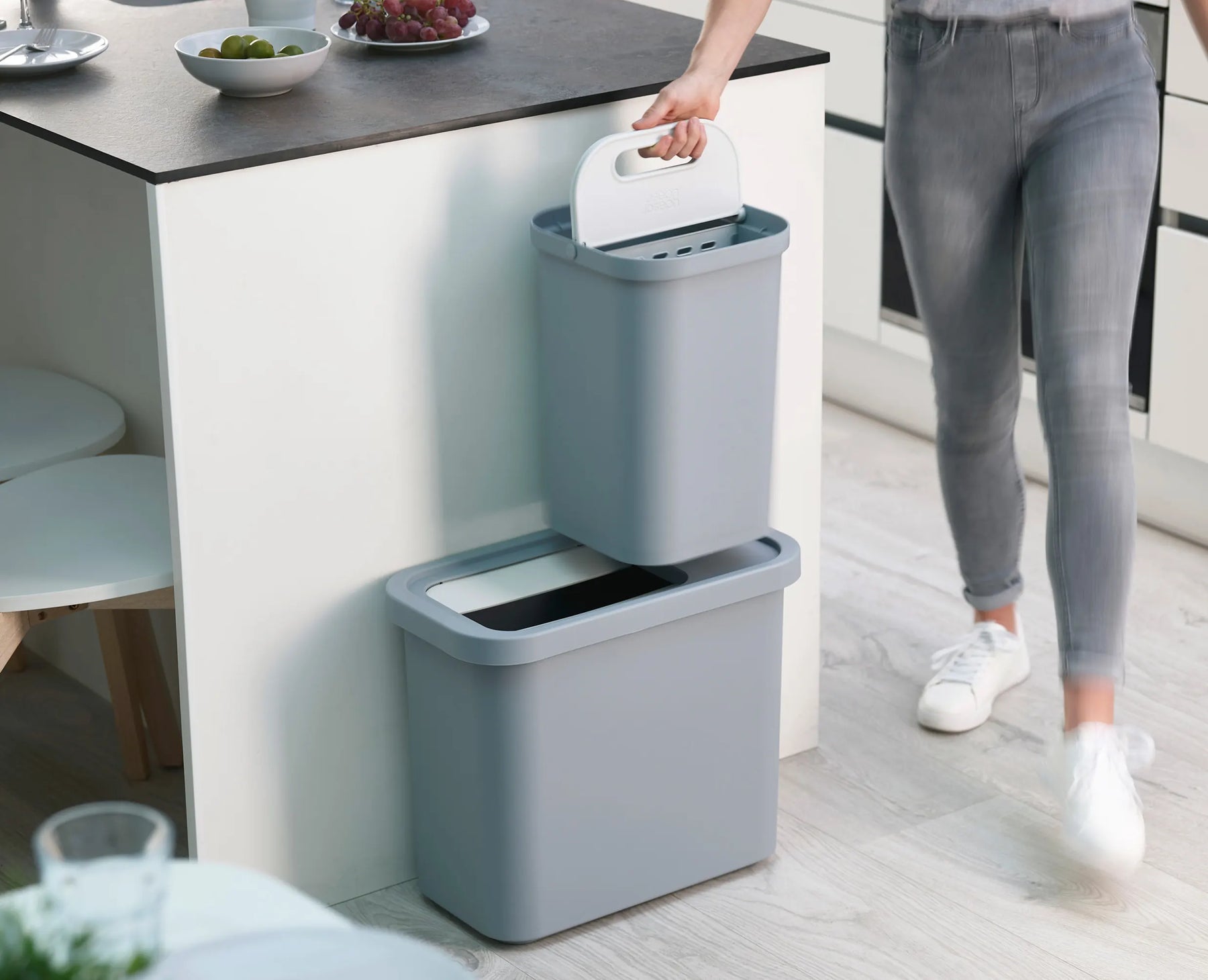 GoRecycle 46L Recycling Collector & Caddy Set - 30112 - Image 3