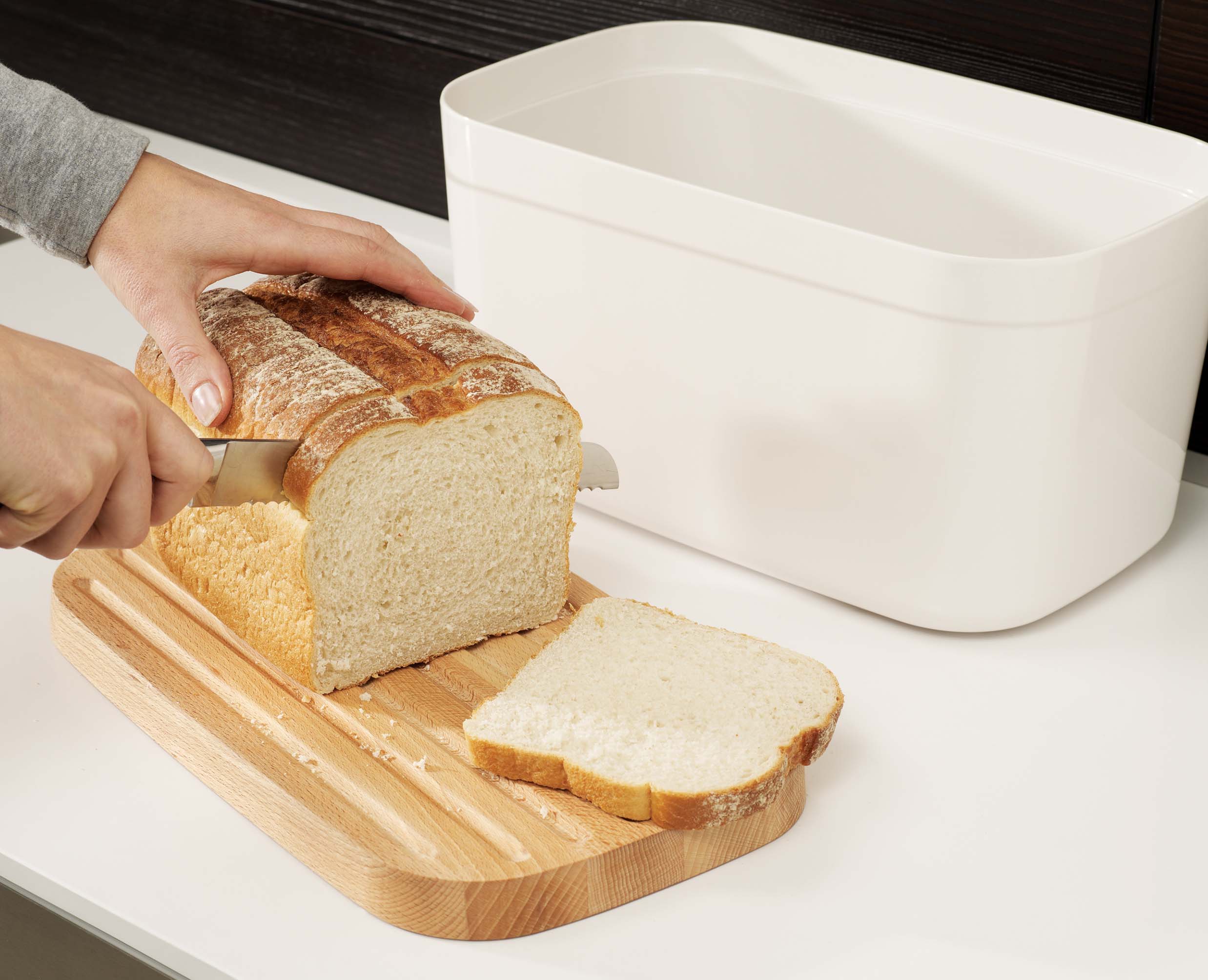 Brotkasten mit Bambus-Deckel