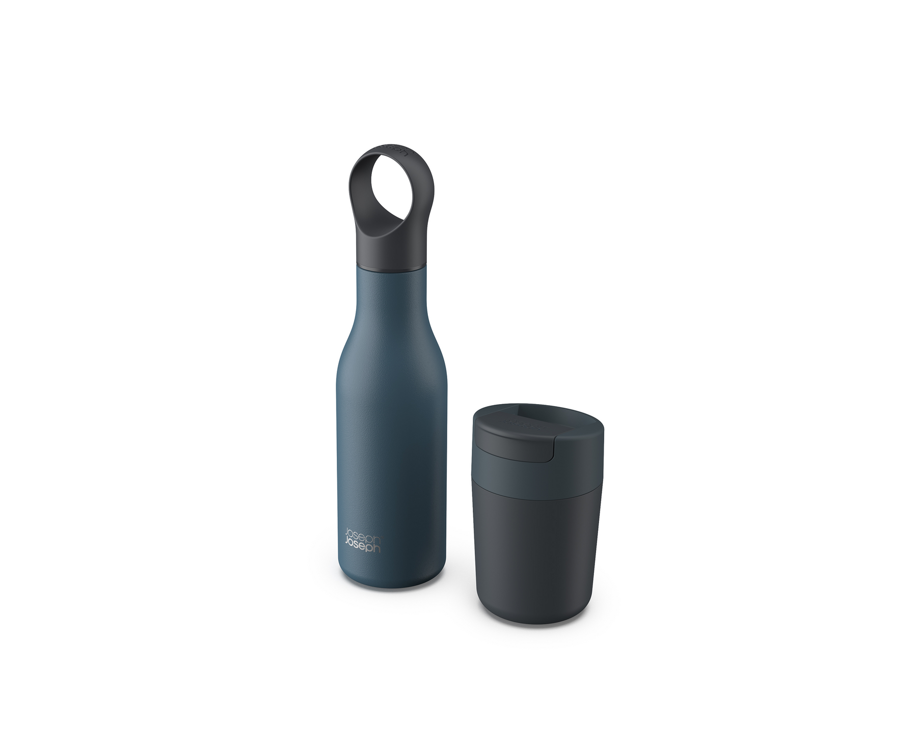 2-piece Blue Travel Mug & Bottle Set - Image 2