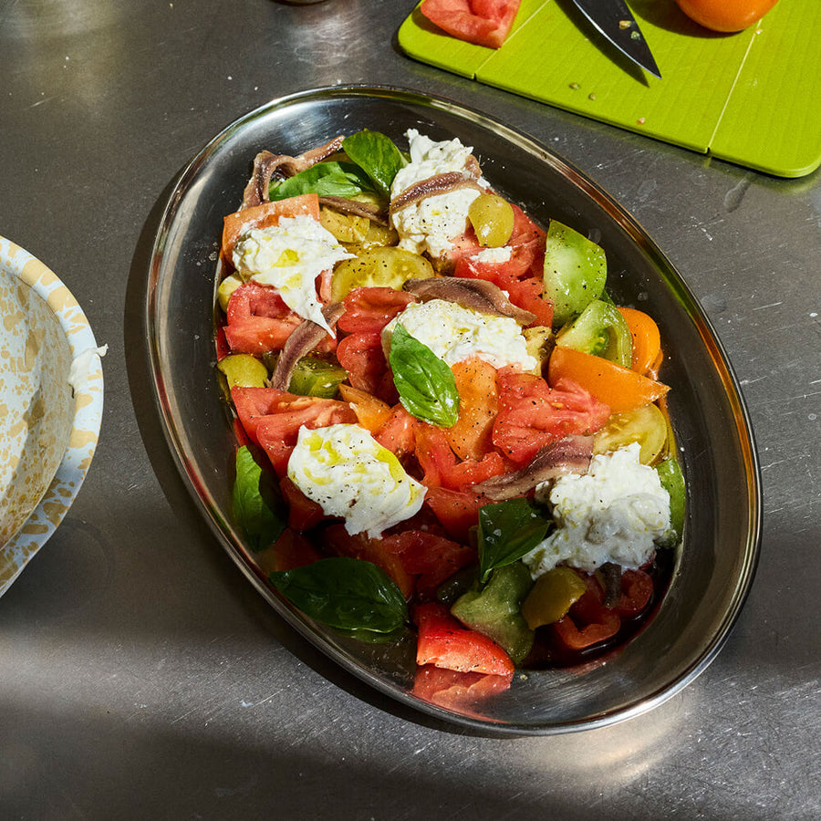 Tomaten-Burrata-Salat