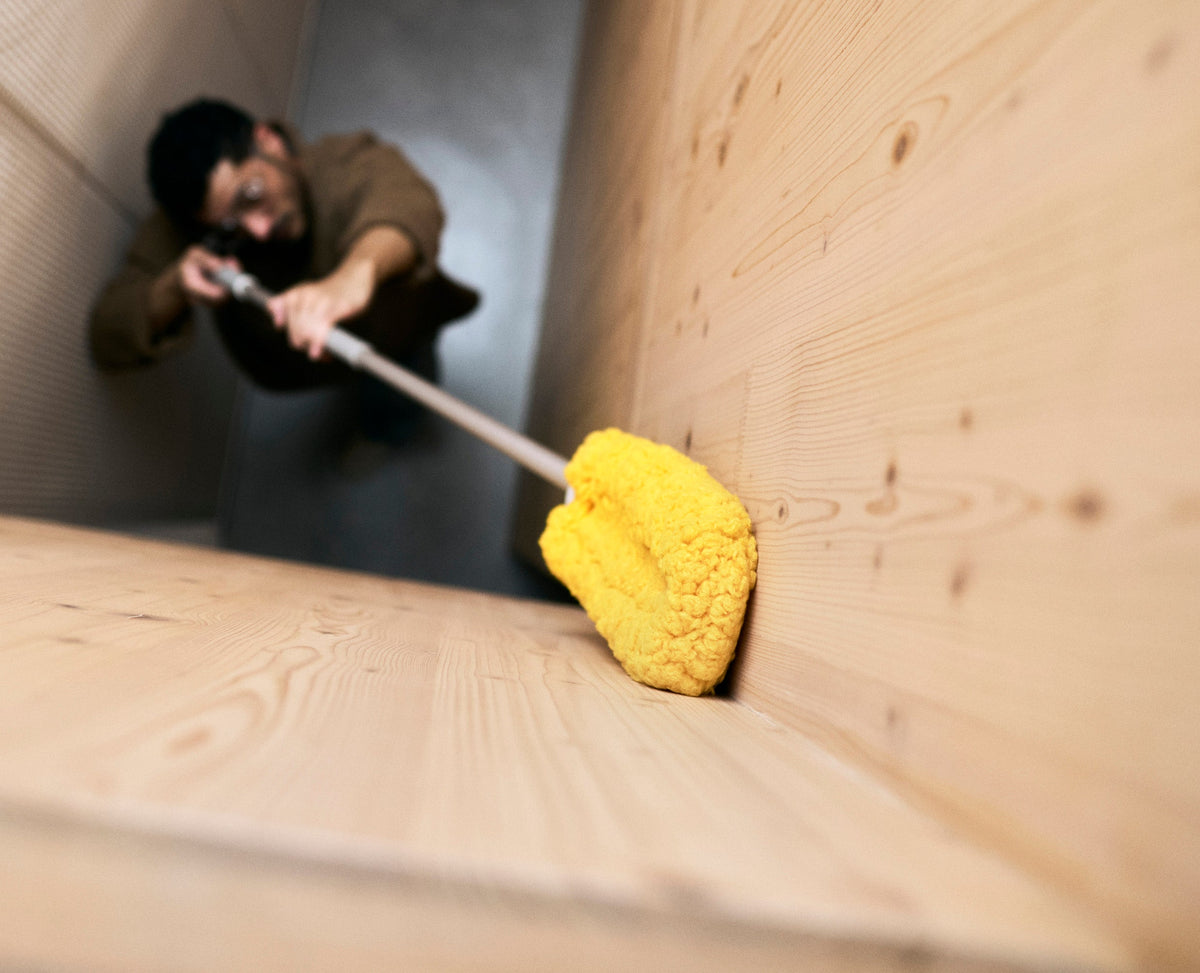 CleanTech™ Verstellbarer Hochbereichs-Staubwedel Mit Ersatzbezug