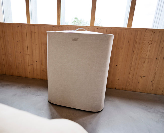 Tota 2 90L Pale Mushroom Laundry Separation Basket