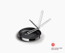 Space Steel Edelstahl Bratpfanne 24cm mit Klappgriff Antihaft