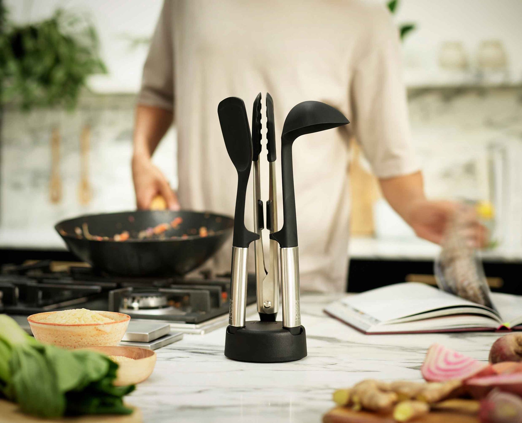 Elevate™ Fusion 3-piece Utensil Set with Compact Stand - 10569 - Image 3