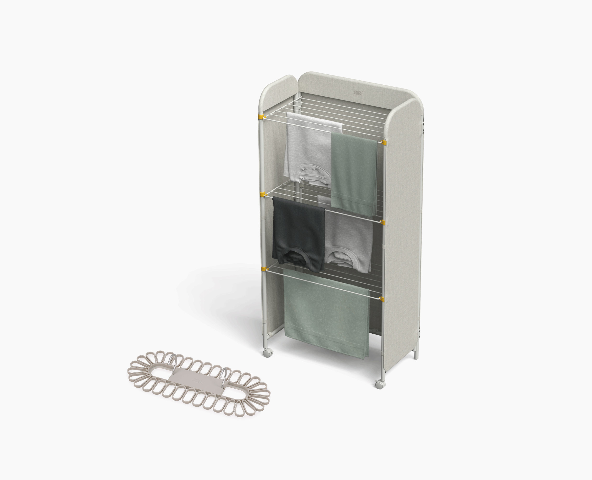 2-teiliges Wäscheständer-Set