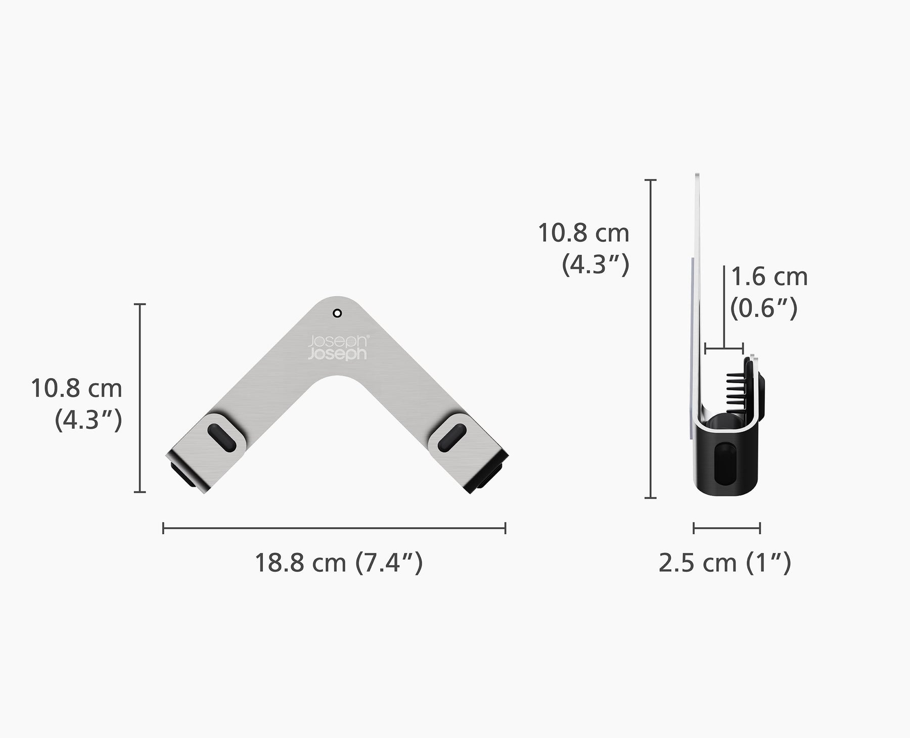 Space™ Pack of 2 Stainless-steel Pan Lid Holders - 45059 - Image 6