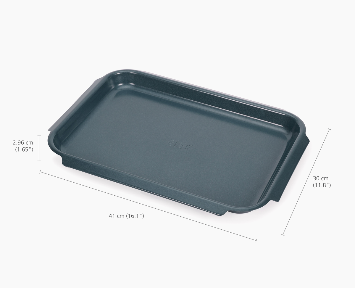 Nest™ Bake Groß – 3-teiliges Backblech-Set mit Antihaftbeschichtug in Blau