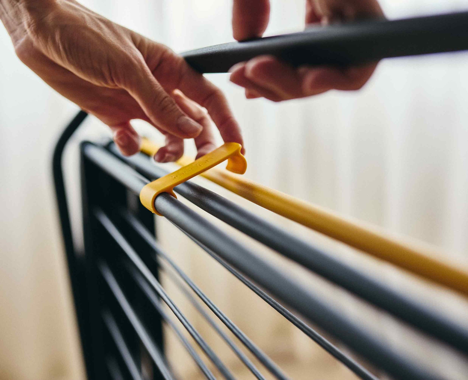 AirFrame™ Max 21m Folding Airer with Long Garment Hanging Rails