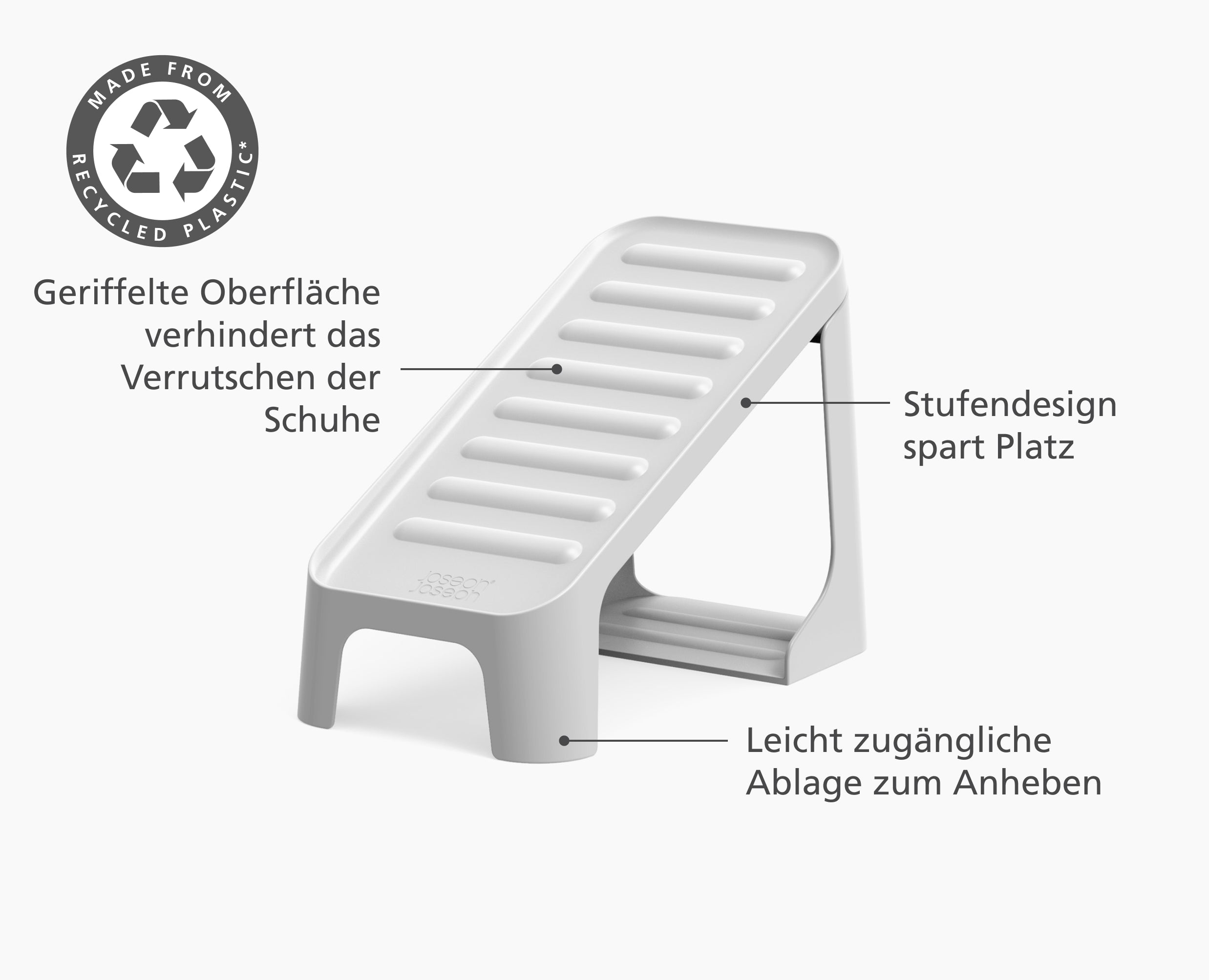 Shoe-in™ Compact 6-piece Ecru Shoe Caddy - 55016 - Image 4