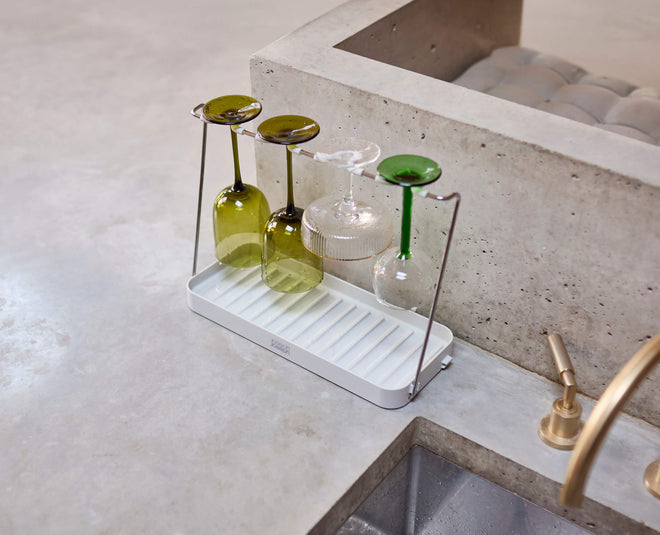 DrySmart™ Folding Wine Glass Drying Rack