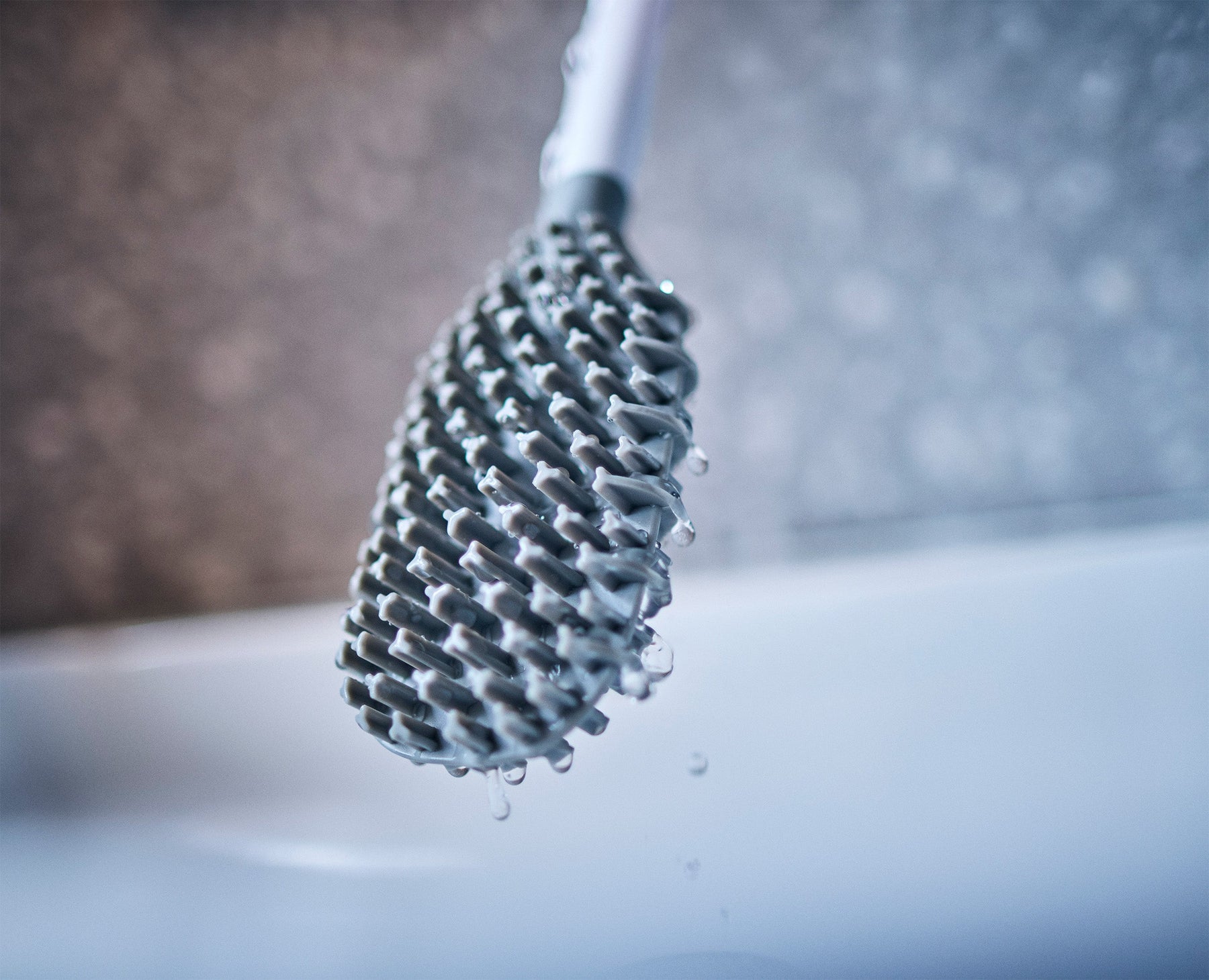 Flex™ TriBlade Weiße Toilettenbürste