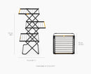 AirFrame™ 16m Folding Airer with Long Garment Hanging Rails