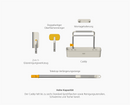 CleanTech™ Werkzeugset mit Caddy-Organizer