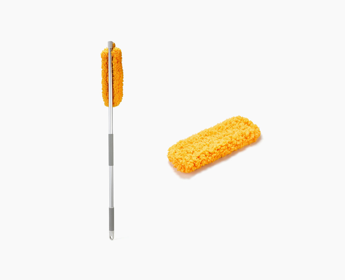 CleanTech™ Verstellbarer Hochbereichs-Staubwedel Mit Ersatzbezug