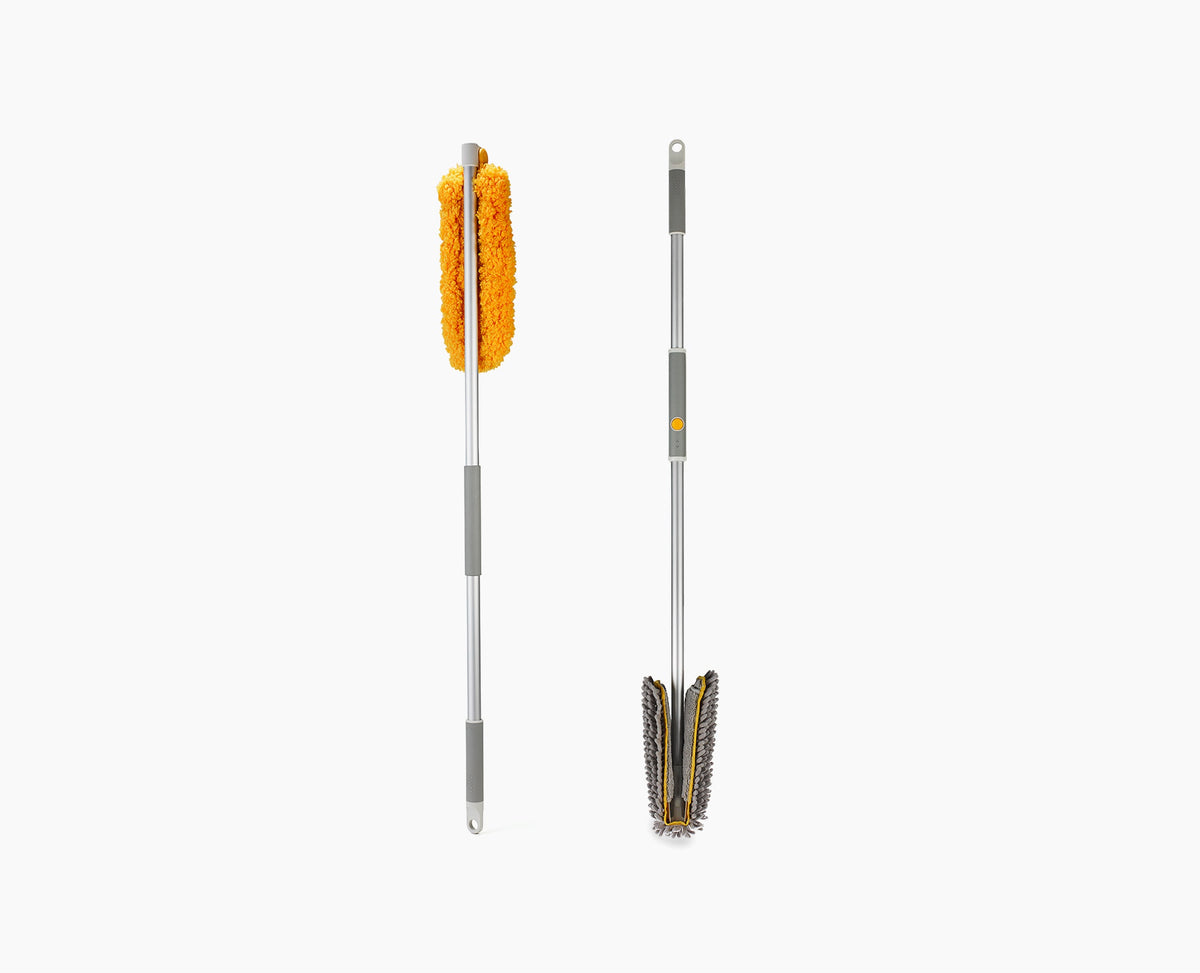 CleanTech™ Verstellbares Hochbereichs- &amp; Boden-Staubwischer-Set
