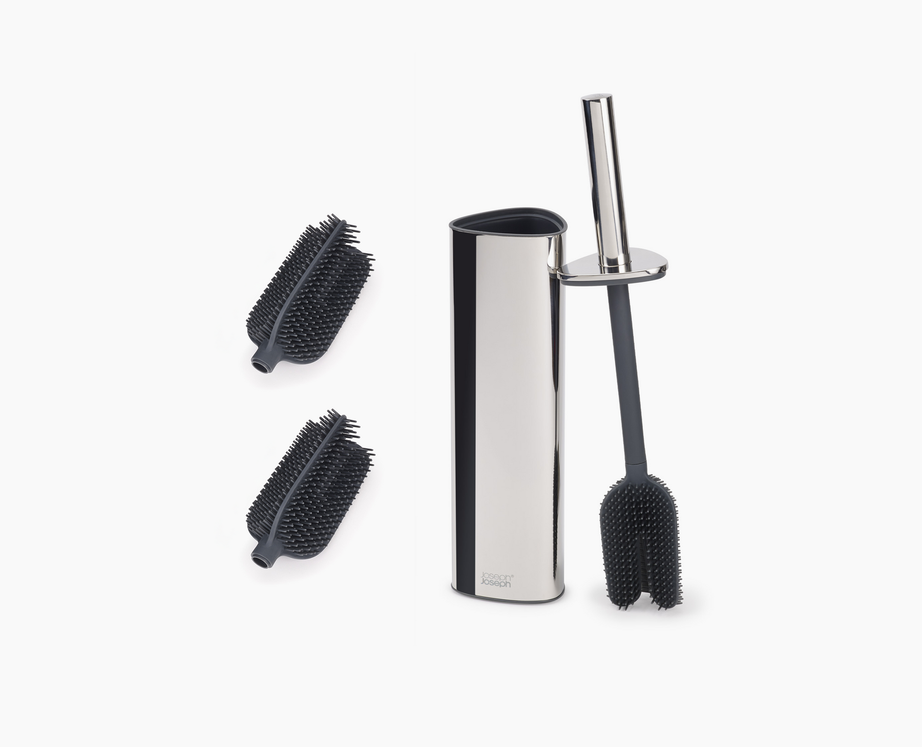 Flex™ 360 Luxe Toilettenbürste mit Edelstahl-Finish Starter-Set