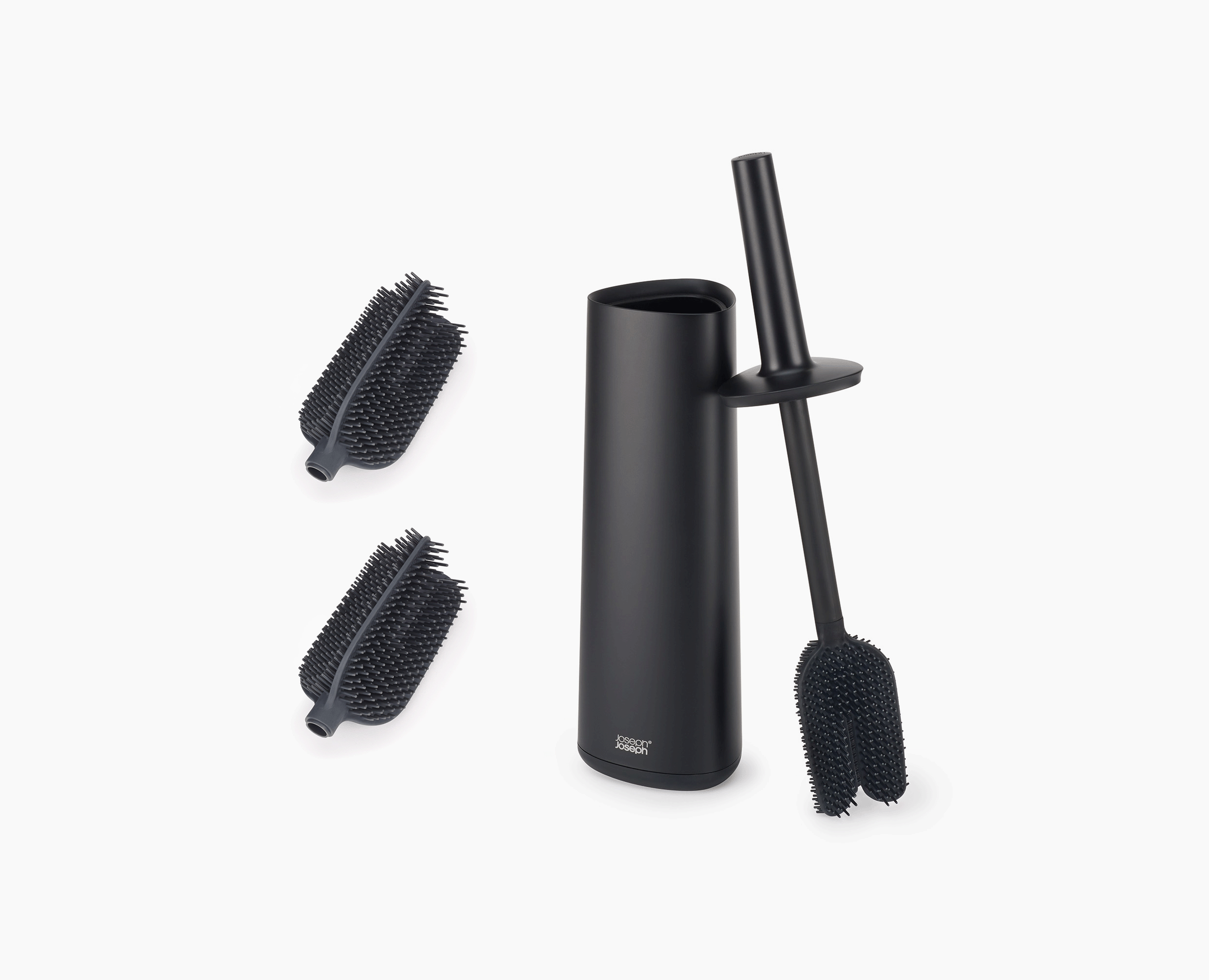 Flex™ 360 Mattschwarz Toilettenbürsten-Starter-Set