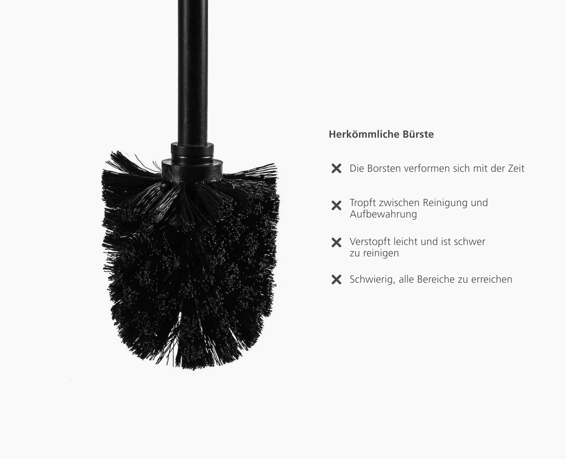 Flex™ 360 Lite Matt Black Toilet Brush