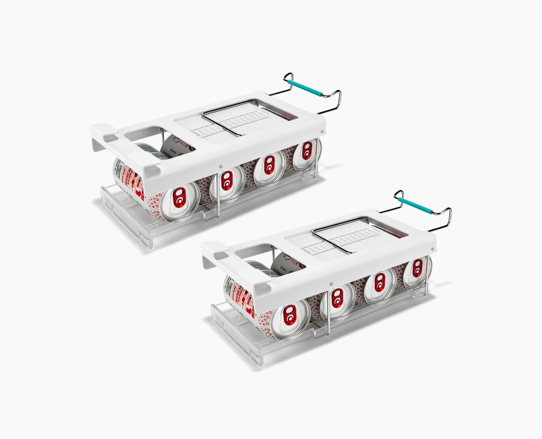 FridgeStore™ Kühlschrank-Unterregal Dosenhalter-Set