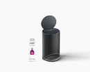 Arc™ 10L Easy-push Mattschwarz Treteimer Starter-Set