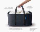 Hold-All™ Black Collapsible 35L Laundry Basket