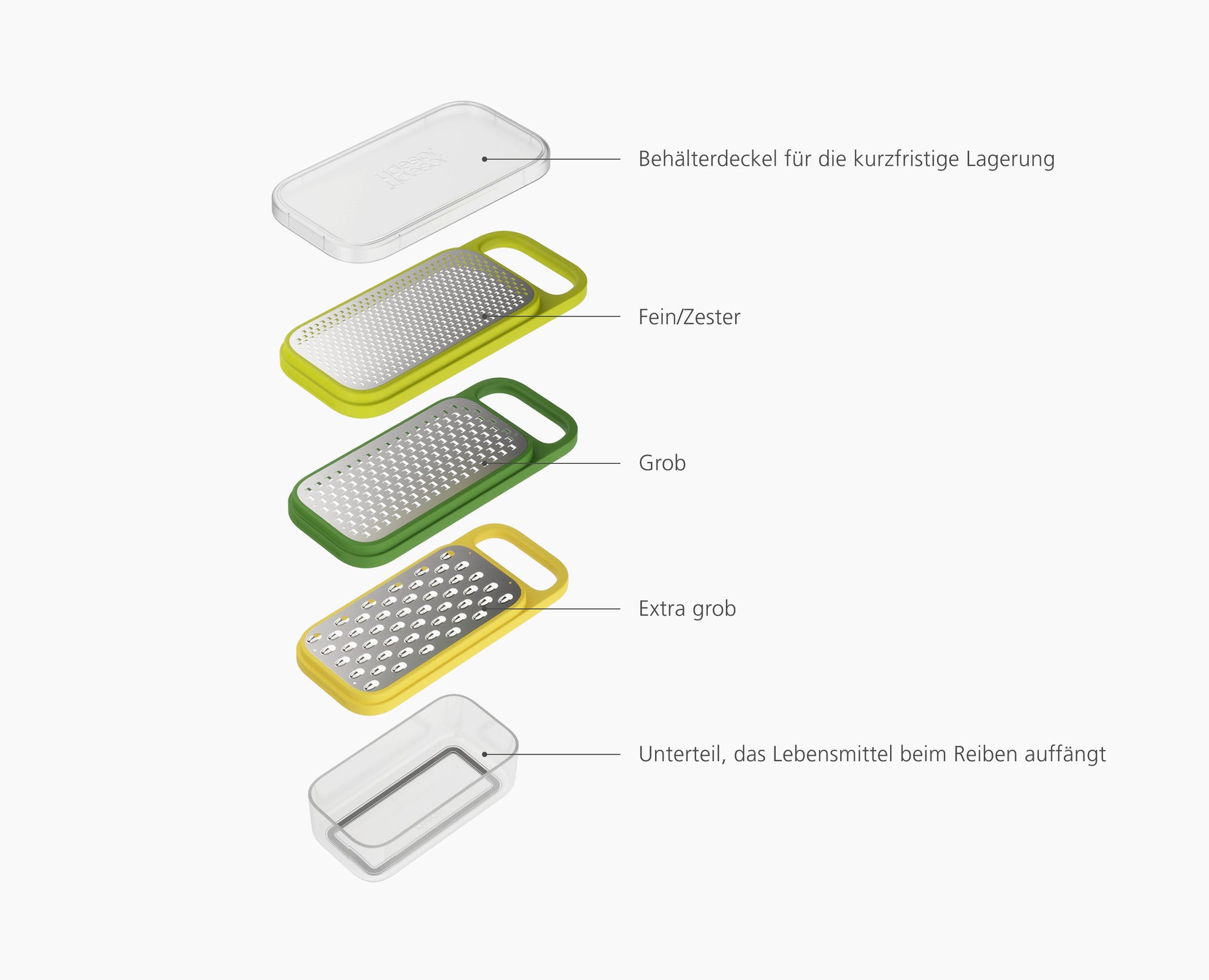 Multi-Grate &amp; Store™ 3-in-1 Grater Set with Storage Container