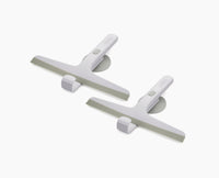 EasyStore™ Light Grey Shower Squeegee with Storage Hook - 2 pack