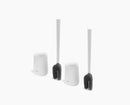 Flex™ 360 Lite 2er-Pack Toilettenbürsten in Mattem Weiß