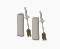 Flex™ 360 Matt Ecru Toilet Brush - 2 pack