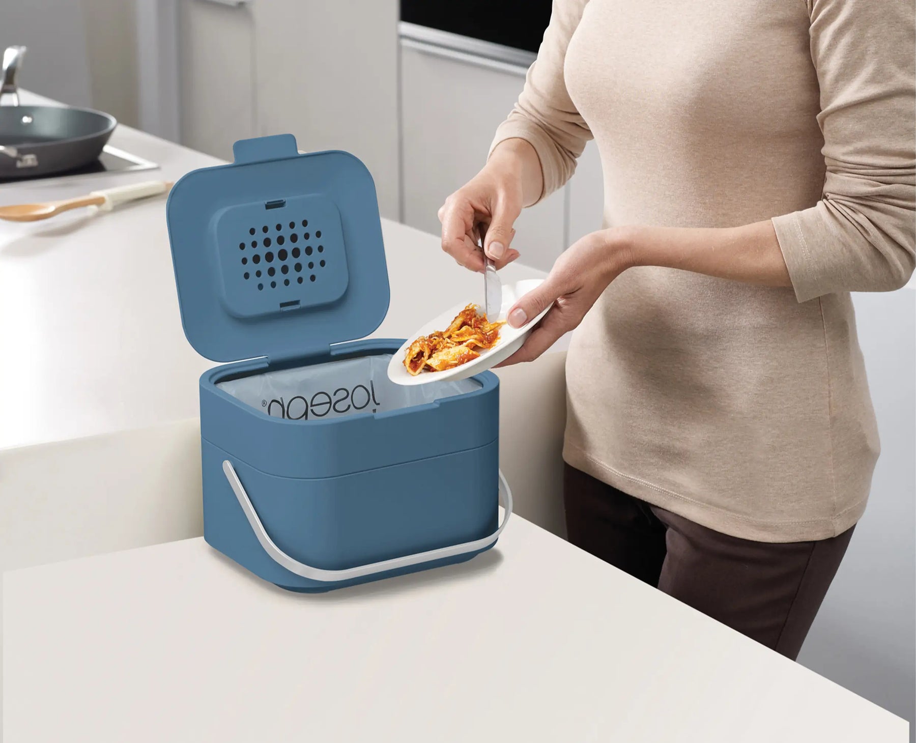 Stack 4L Food Waste Caddy - Editions - 30108 - Image 3