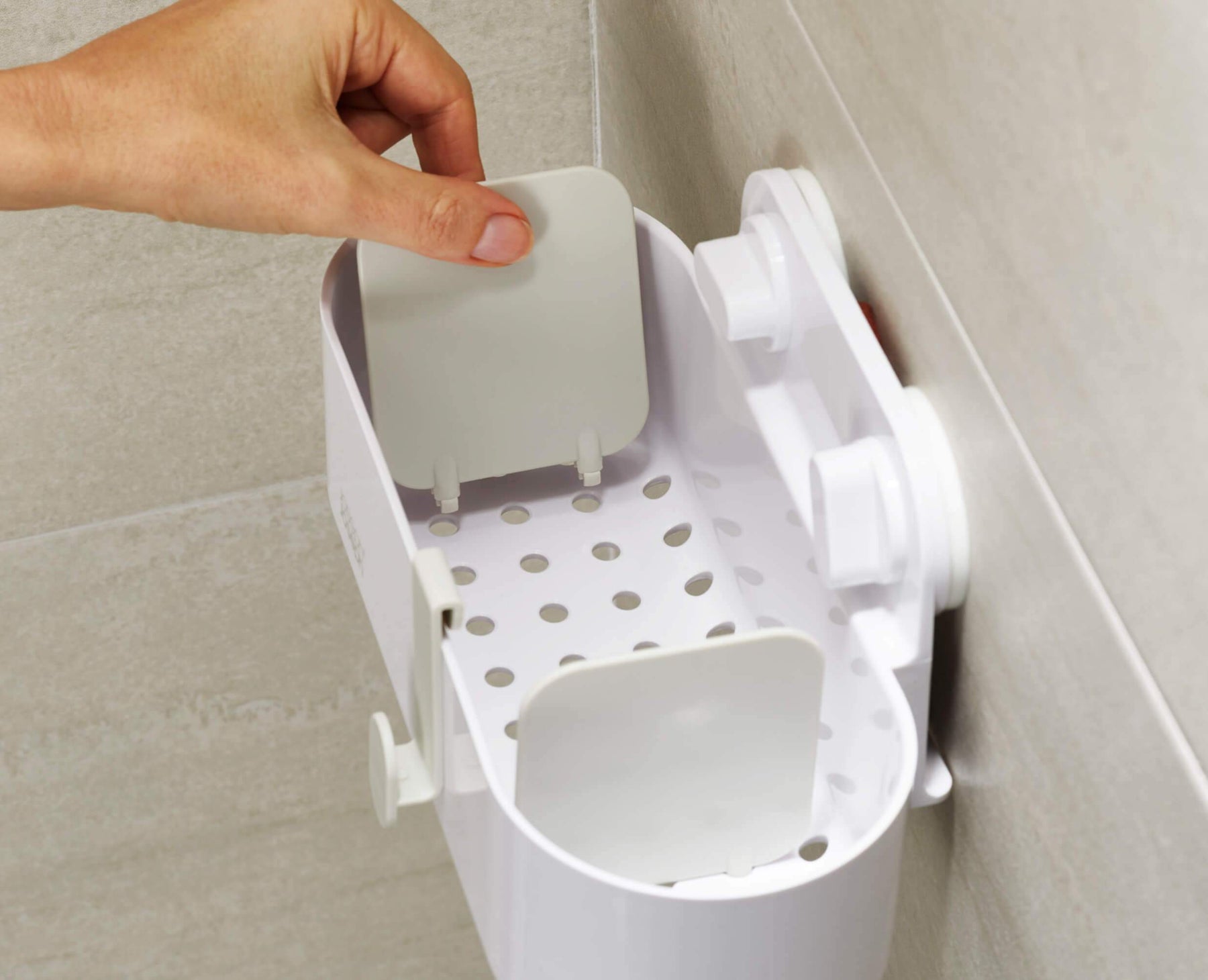 Duo Shower Caddy - image 3 - removable dividers