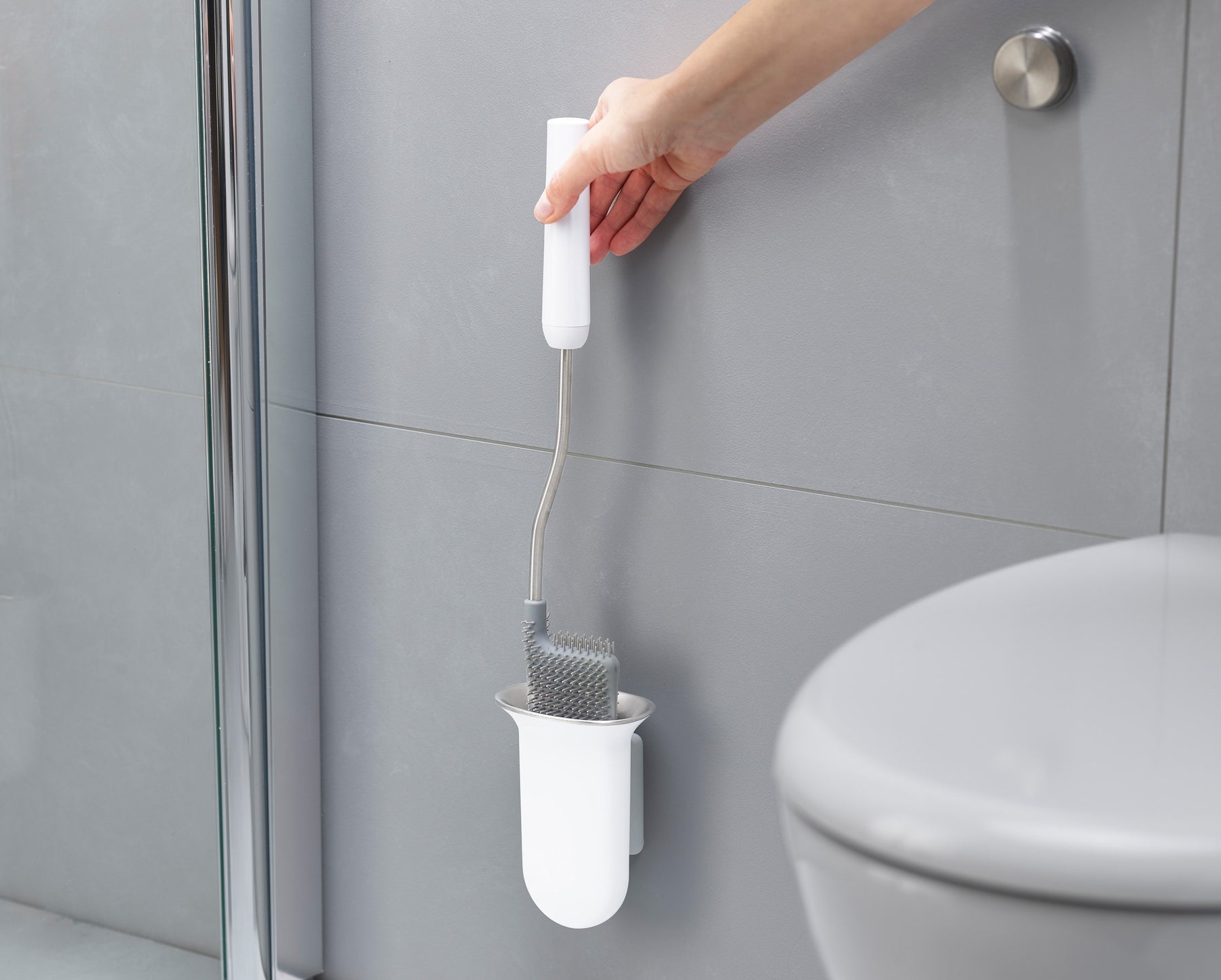 Flex™ WC-Bürste mit Wandaufhängung